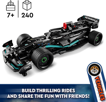 Technic Mercedes-Amg F1 W14 E Performance Race Car Toy for Kids, Boys and Girls Aged 7 plus Years Old, Pull-Back Model Vehicle Set, Bedroom Decoration, Birthday Gift Idea 42165