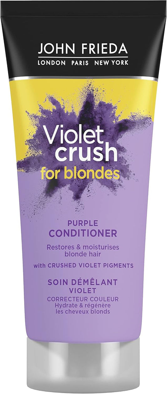 Violet Crush for Blondes Toning Conditioner for Blonde Hair, Purple Conditioner for Blondes 75 Ml