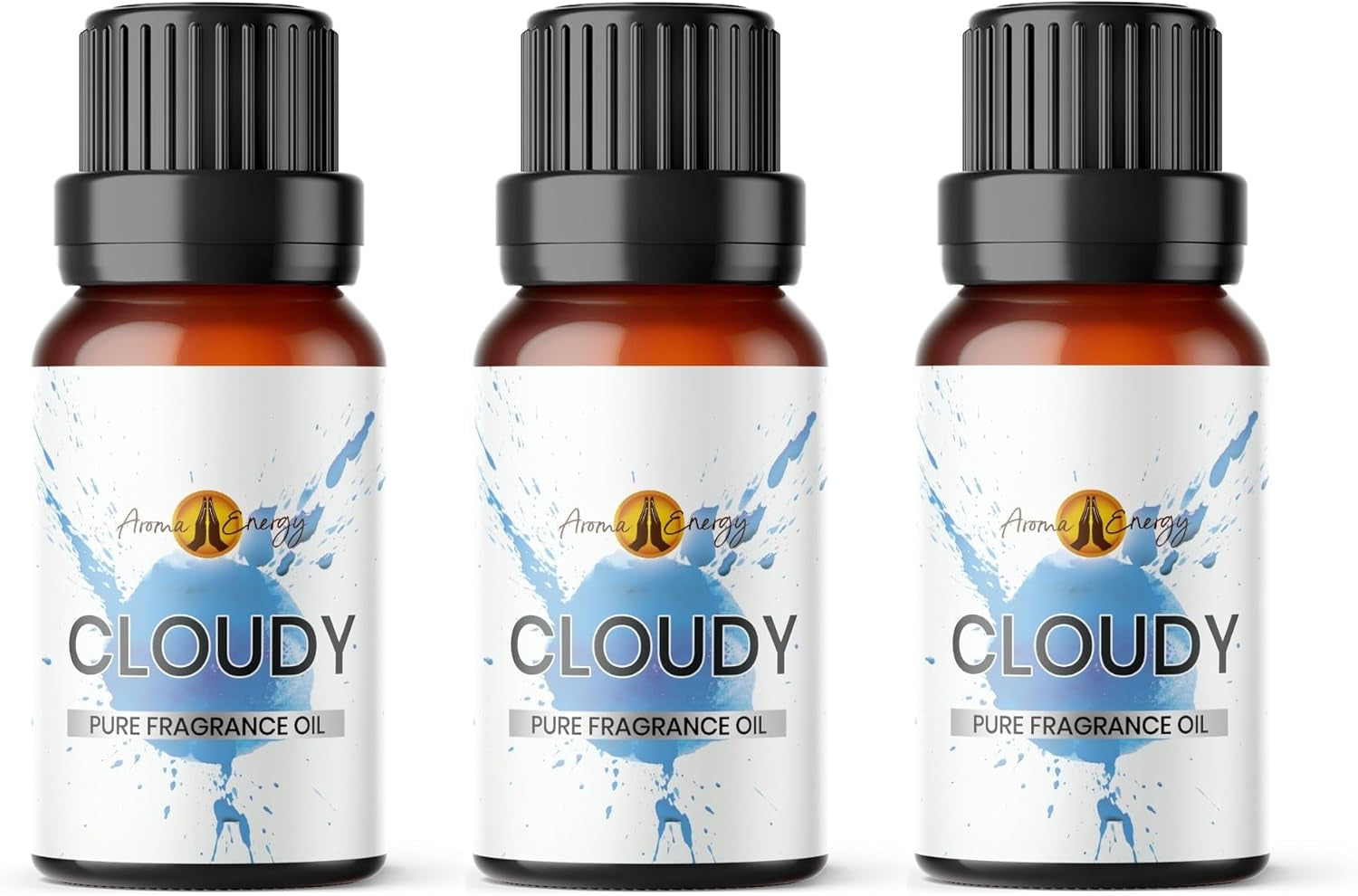 Cloudy Inspired Fragrance Oil, 30Ml (3 X 10Ml) | for Home Diffuser/Burner, Candle Making, Perfume, Soap, Wax Melts, Aromatherapy Gift | Vegan, UK Made