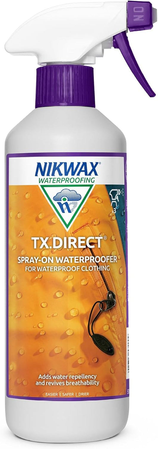 TX. DIRECT Spray-On Waterproofer 500Ml, Powerful Spray-On Waterproofer for Outdoor Clothing, Spray on Proofer