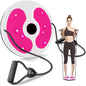 Waist Twist Disc, Waist Slimming Balance Rotating Disc Multi-Functional Twist Board Exercise with Massage Foot Sole- Home Fitness Gym Equipment