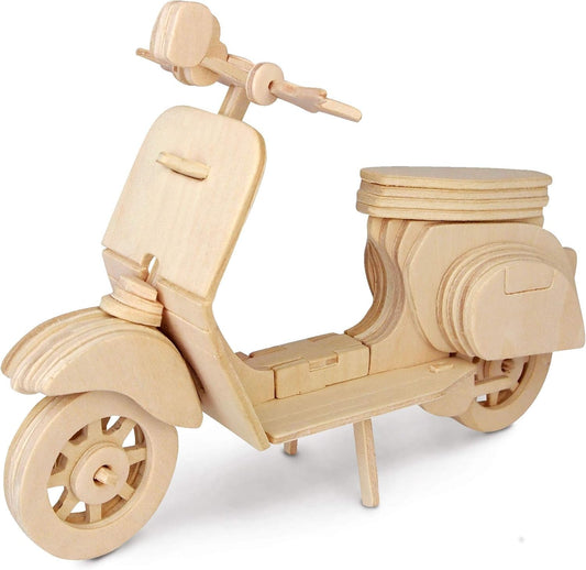 Italian Scooter Woodcraft Construction Kit FSC