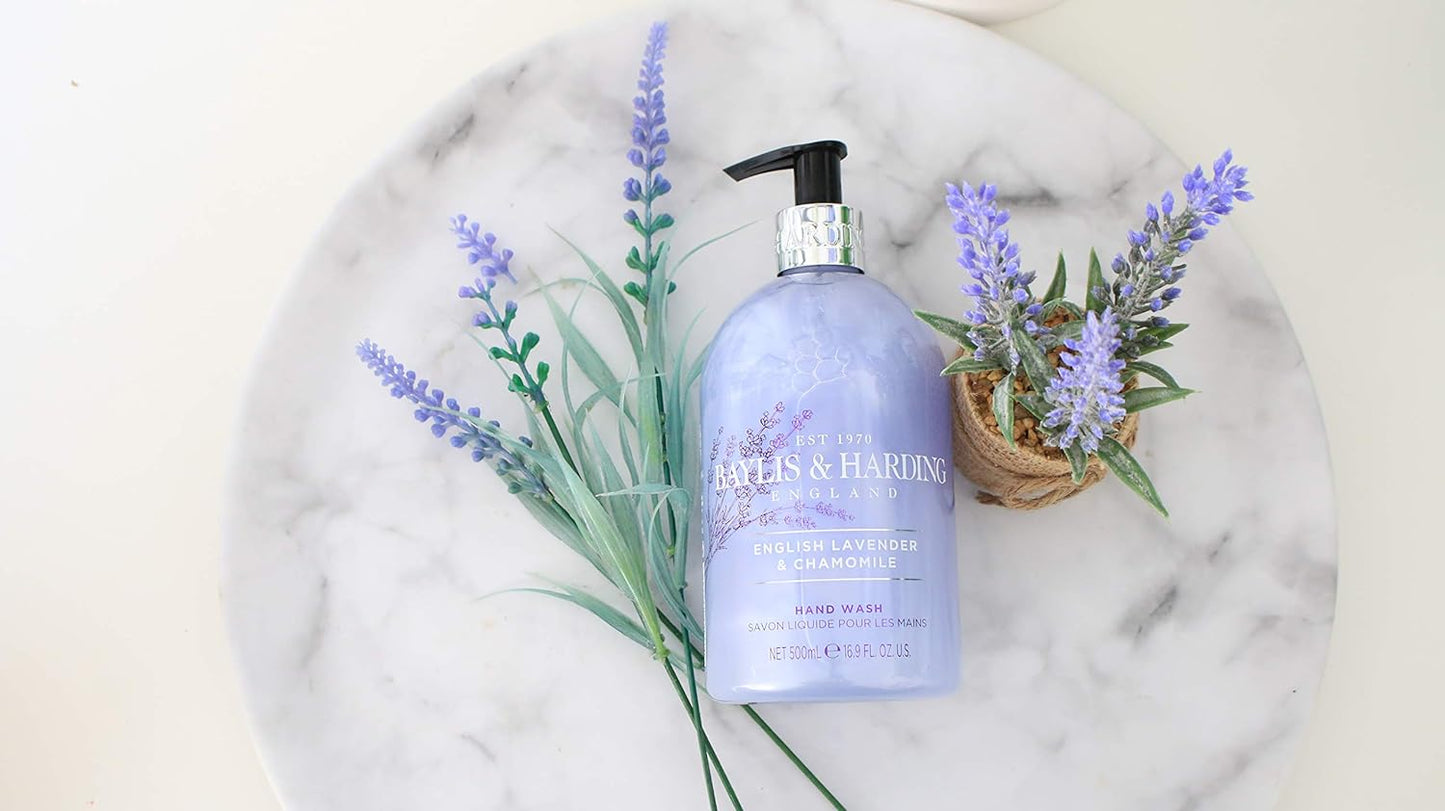 English Lavender and Chamomile Hand Wash, 500 Ml (Pack of 3) - Vegan Friendly