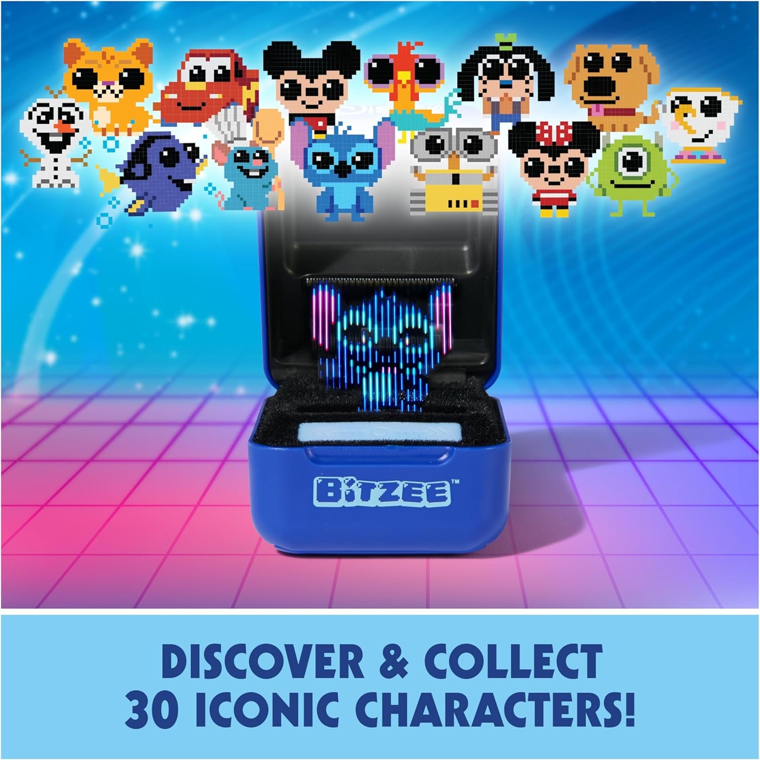 , Disney Interactive Toy with 30 Characters Inside, Reacts to Swipes, Tilts and Taps, Disney Toys and Digital Pet Kids’ Toys for Girls, Boys and Fans