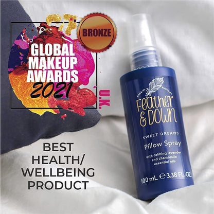Pillow Spray Duo Set (50Ml Sweet Dreams Pillow Spray & 50Ml Breathe Well Pillow Spray) - the Perfect Combination for a Peaceful Night'S Sleep. Cruelty Free. Vegan Friendly.