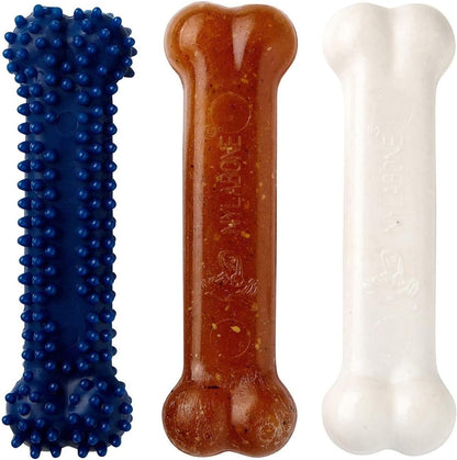 Puppy Starter Kit, Pack of 3 Dental Dog Chew Bones, Teething, Gentle, Graduate, Small, for Puppies up to 11 Kg