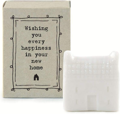 MINI Matchbox Wishing You Every Happiness in Your New Home | New Home Gift | Keepsake House Move Gift | Letterbox Gift