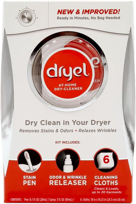 At-Home Dry Cleaning Starter Kit with Bag, Breeze Clean Scent 1 Kit