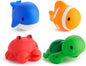 Ocean Squirters Baby Bath Toy | Bath Toys for Children and Toddlers | Baby Essentials | Baby Bath Toys & Shower Toys for Children | 4 Pack | Ocean