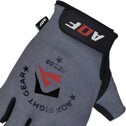 Weight Lifting Gloves Training Fitness Exercise Gym Workout Gloves – Goat Leather Suede Gel Padded Palm