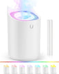 Humidifier,  3L Humidifier for Bedroom (Lasts up to 20 Hours), Air Humidifiers for Home with Color Changing Night Light for Baby Plant Office, 3 Mist Modes, 2 Nozzles, Auto Shut Off