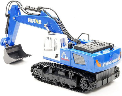 2.4G 11CH RC EXCAVATOR BLUE W/Die CAST BUCKET