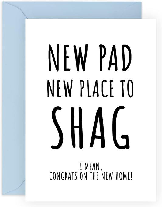 New Home Card - Happy New Home Gifts for Couple Friends - Congratulations on Your New Home Card - Housewarming Gifts for New Home - Moving House Card - Comes with Stickers - Made in UK