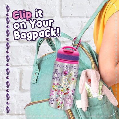 Decorate Your Own Water Bottle Craft Kits for Kids – 6 Year Old Girl Gifts, Valentines Gifts for Kids, Birthday Gifts for Girls, Arts and Crafts for Kids Ages 6-12