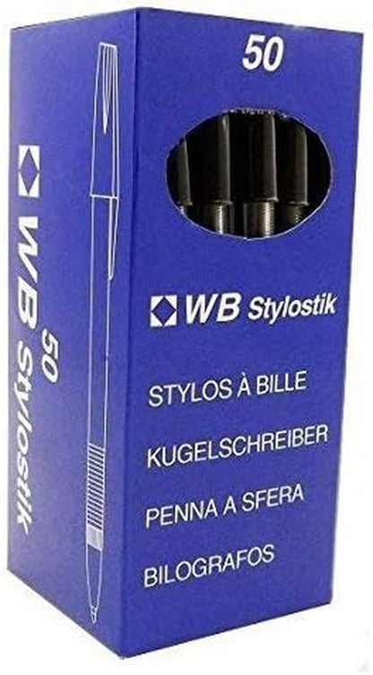 Black Pens Pack of 50 Biros