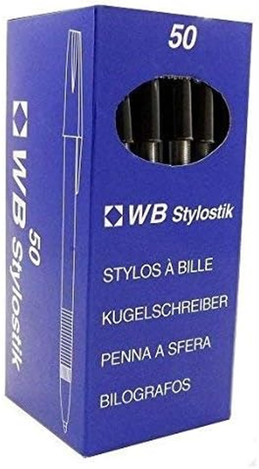 Black Pens Pack of 50 Biros
