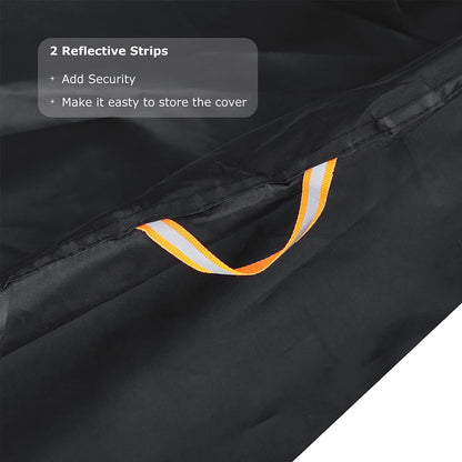 Bike Cover, Waterproof Bicycle Cover Indoor Outdoor Storage - 210T Nylon with Pu Coating, Safty Straps, Lock-Holes, Fits for Most Bikes up to 29"