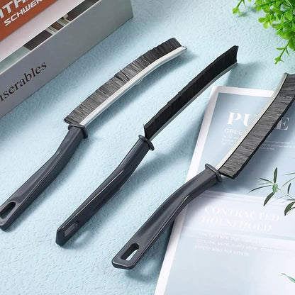 Crevice Cleaning Brush 3 Pcs Gap Cleaning Brush Crevice Cleaning Tool for Narrow Corners in Home Kitchen Bathroom and Window Groove (Plastic) (Plastic)