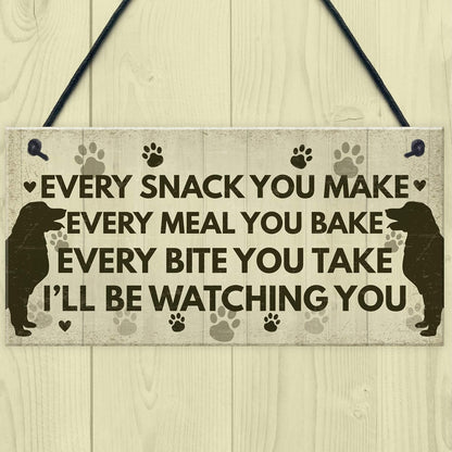 Funny Dog Signs and Plaques Birthday Gift for Dog Lovers Novelty Dog Sign for Home Animal Pet Sign