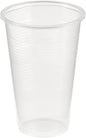 Plastic Tumblers 0.5 Pint, Clear Plastic Half Pint Party Cups, Disposable and Recyclable, 50 Pack