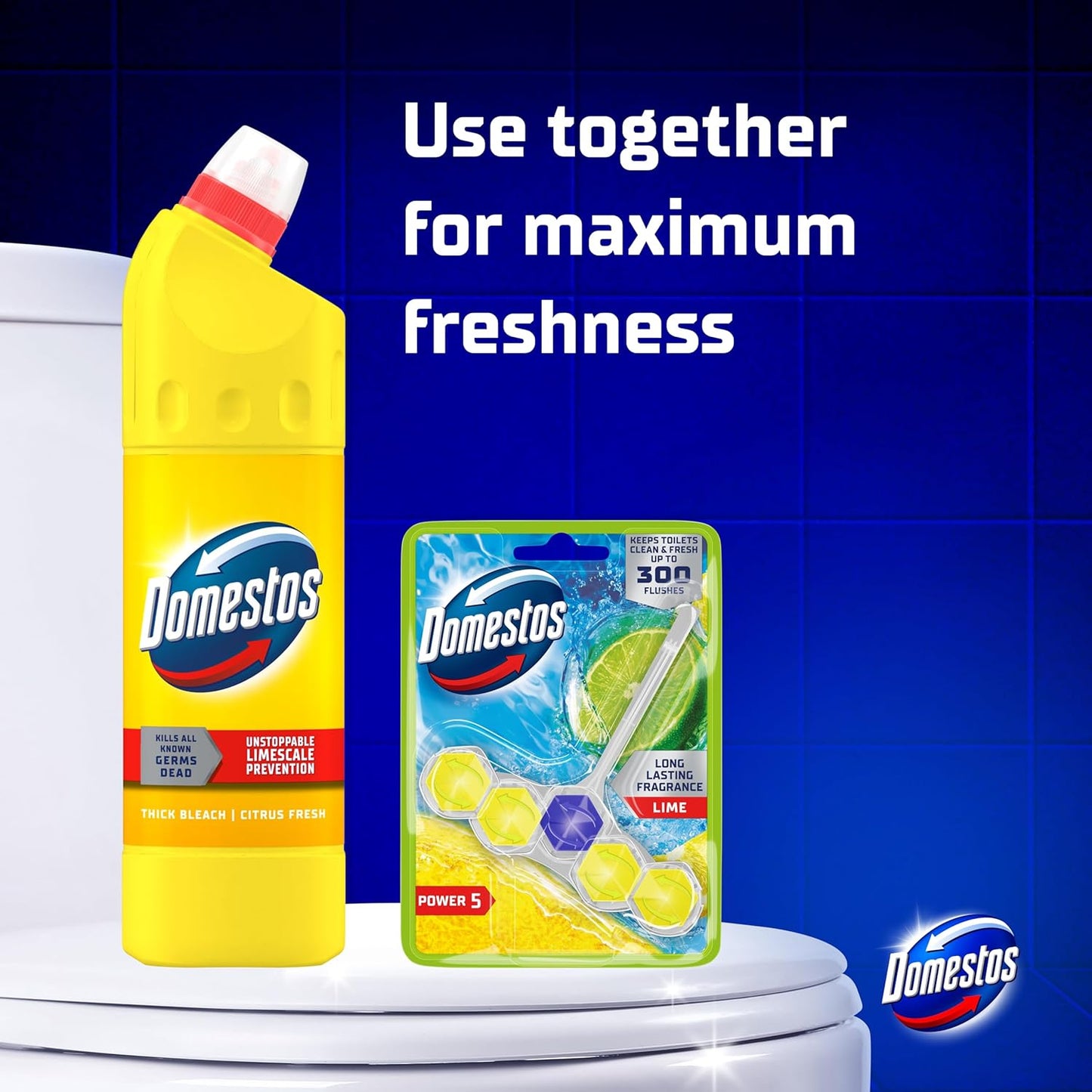 Citrus Fresh Thick Bleach Disinfectant That Eliminates 99.99% of Bacteria and Viruses* Unstoppable Limescale Prevention 750 Ml