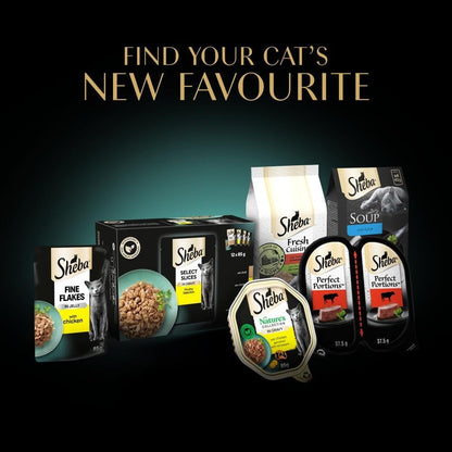 Select Slices Poultry Adult Wet Cat Food Pouches 40 X 85 G, 40 Gravy Pouches, Bulk Cat Food Megapack