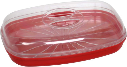 NS626 Microwave Fish Streamer/Poacher, Red Base, Clear Lid, 270Mm