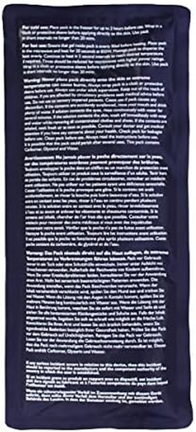 Reusable Luxury Hot and Cold Gel Pack 12Cm X 29Cm (10)