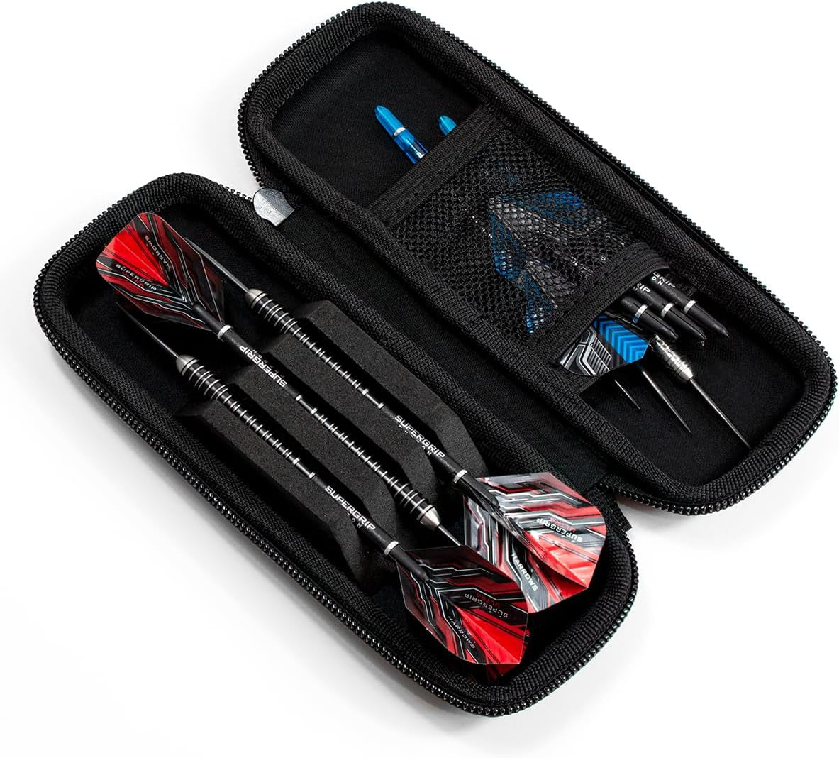 Darts Blaze Darts Wallet | Darts Case Holds 3 Assembled Darts and Accessories | Protective EVA Material | Professional Darts Accessories