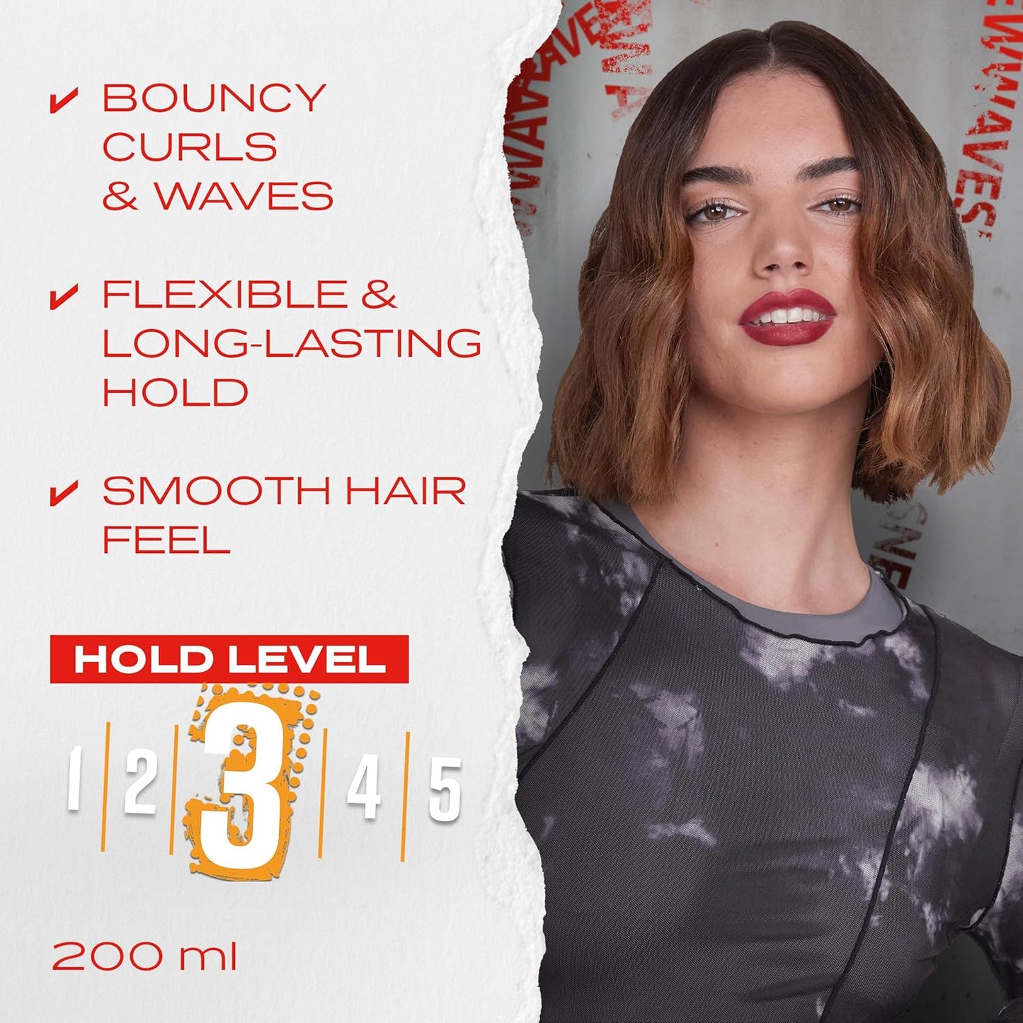 Shockwaves Curls and Waves Mousse, 200Ml