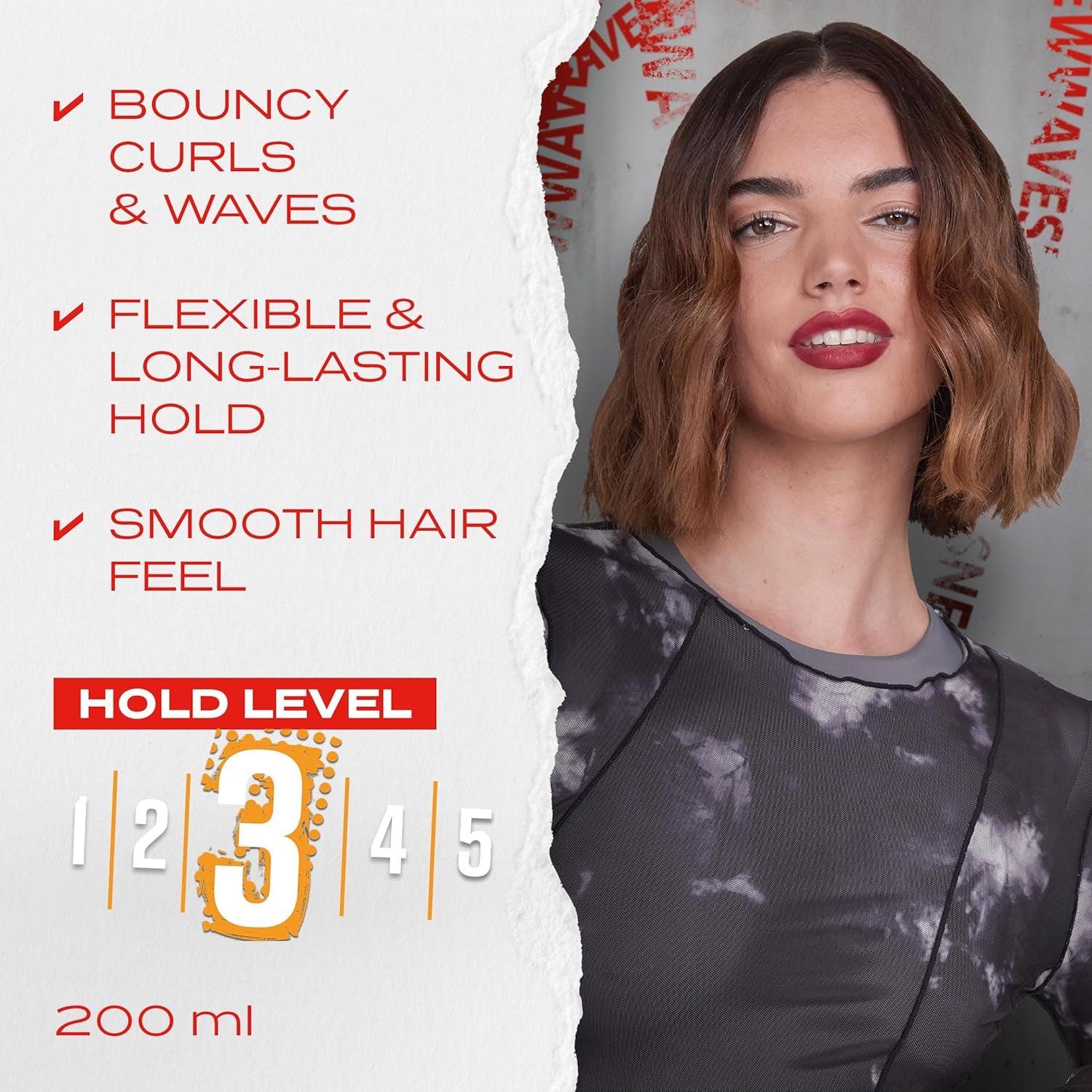 Shockwaves Curls and Waves Mousse, 200Ml