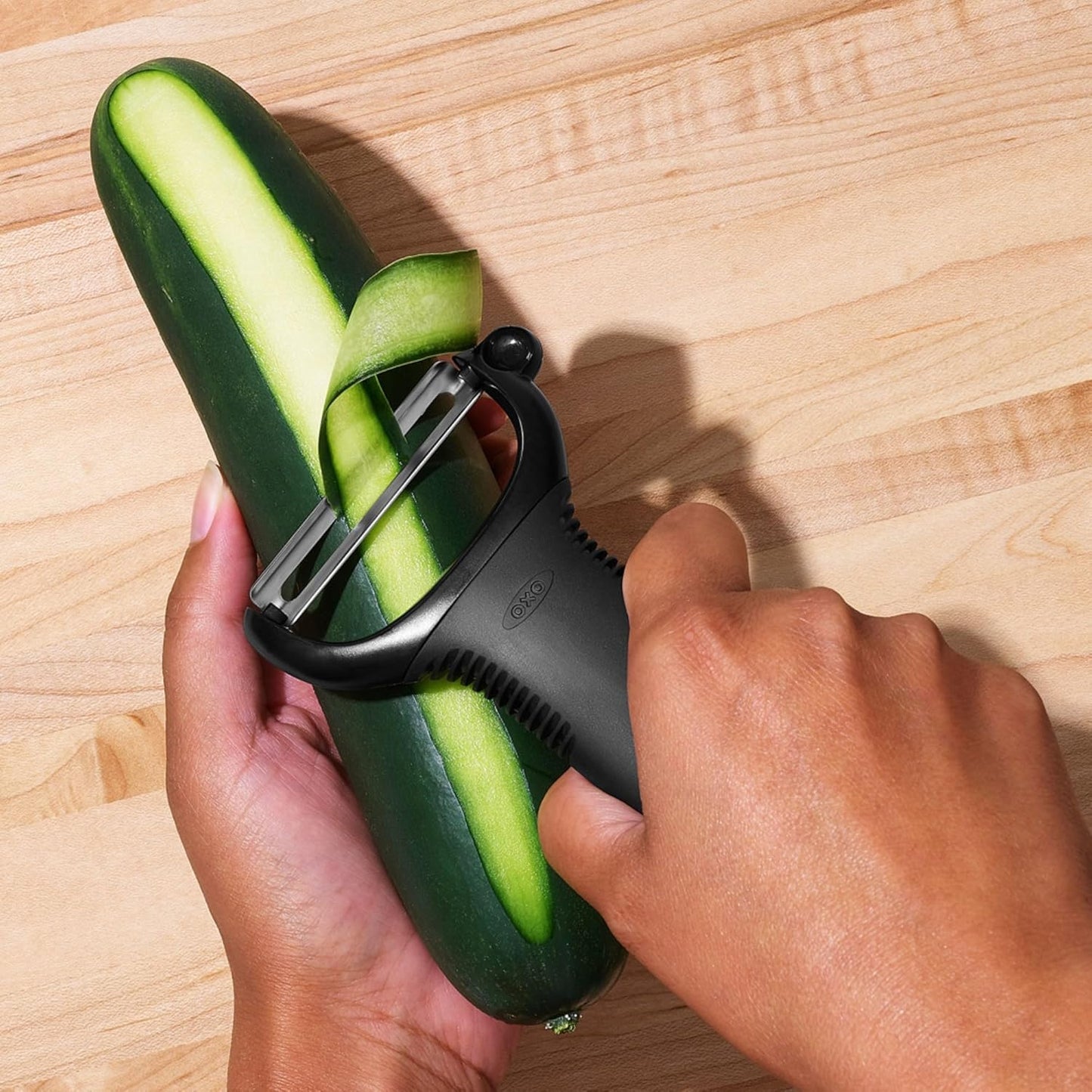 Good Grips Y Peeler, Stainless Steel, Black