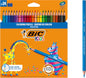 Kids Evolution Coloured Pencils, Vivid Colouring Pencils, Easy to Sharpen, Extra Resistant  Pencils, School Supplies, 24 Pack