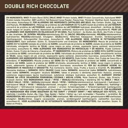 Gold Standard 100% Whey Muscle Building and Recovery Protein Powder with Naturally Occurring Glutamine and BCAA Amino Acids, Double Rich Chocolate Flavour, 73 Servings, 2.26 Kg
