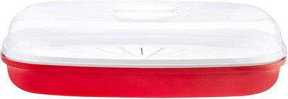 NS626 Microwave Fish Streamer/Poacher, Red Base, Clear Lid, 270Mm