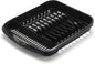 516468 Plate Dish Draining Rack, Soft Black, 33 X 39.5 X 6 Cm