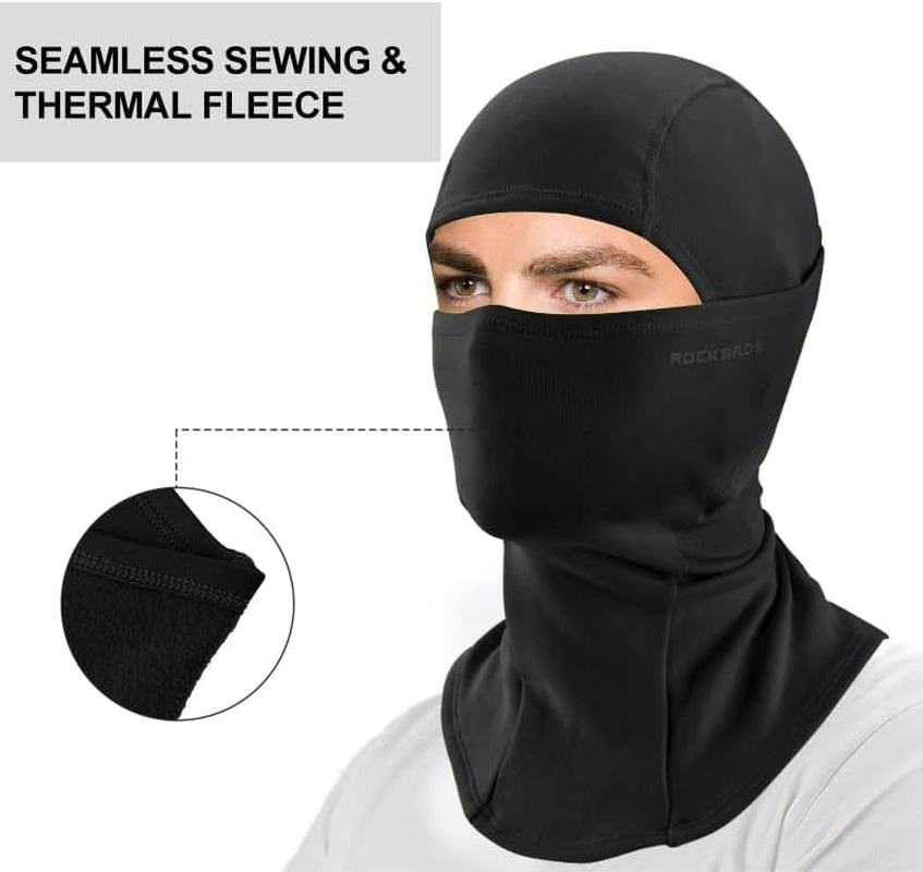 Ski Mask Cycling Balaclava Windproof, Thermal Neck Gaiter Soft Full-Mask Polar Fleece Headwear 4 Colors for Autumn Winter Skating, Skiing, Running, Cycling