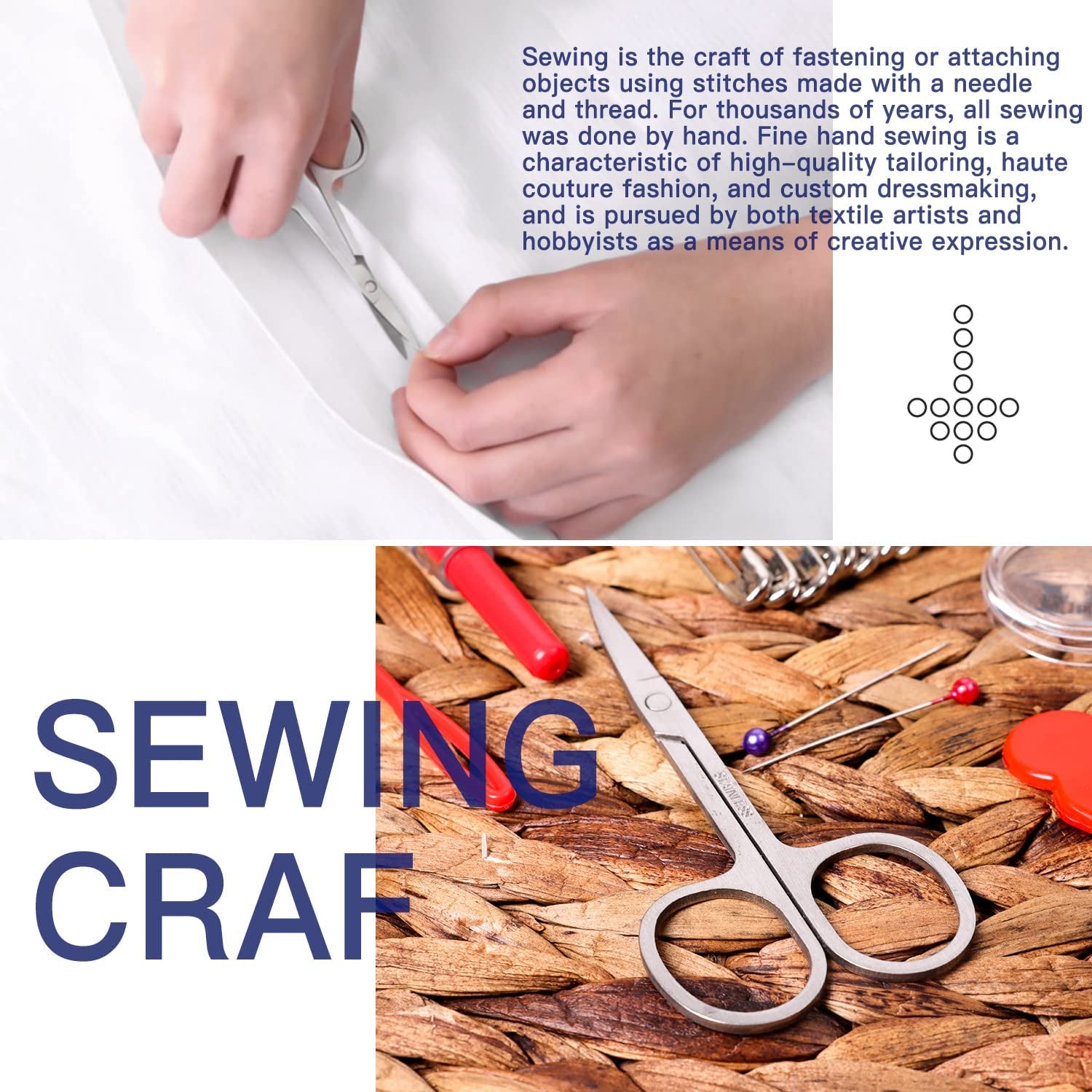Sewing Kit with Case Portable Sewing Supplies for Home Traveler, Adults, Beginner, Emergency, Kids Contains Thread, Scissors, Needles, Measure Etc