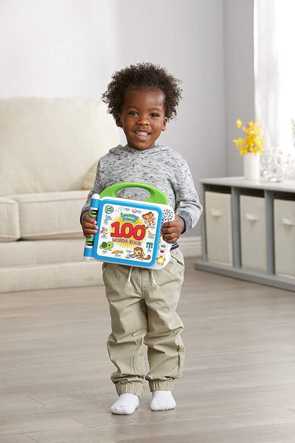 Learning Friends 100 Words Baby Book | Educational and Interactive Bilingual Playbook Toy |Toddler and Pre School Book for Boys & Girls 1, 2, 3, 4+ Year Olds, English Version