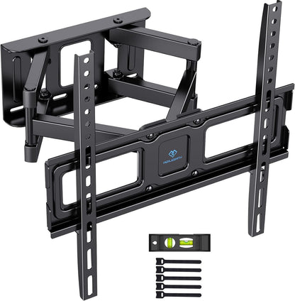 TV Wall Bracket, Swivel Tilt TV Wall Mount for 26-65 Inch Flat & Curved TV up to 45Kg, TV Bracket Max VESA 400X400Mm