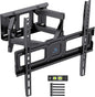 TV Wall Bracket, Swivel Tilt TV Wall Mount for 26-65 Inch Flat & Curved TV up to 45Kg, TV Bracket Max VESA 400X400Mm