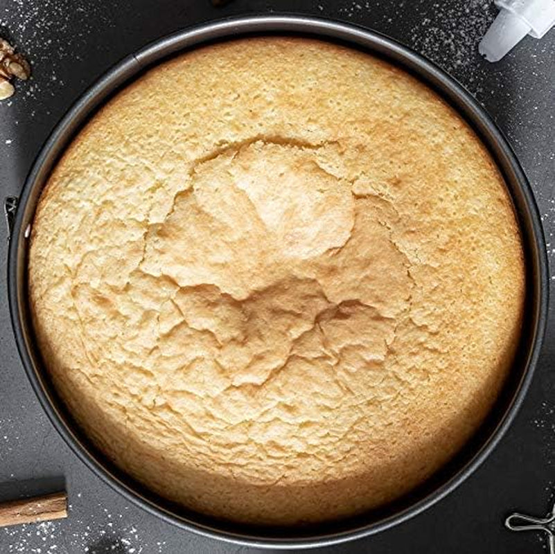 Non-Stick Spring Form Cake Tin, round Cake Pan with Loose Base for Easy Release, Dishwasher, Fridge and Freezer Safe, 23Cm / 9 Inch Diameter