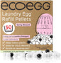 Laundry Egg Refill Pellets | Detergent and Fabric Softener Replacement | Non Bio and No Enzymes, Chlorine Bleaches, Phosphates, Parabens, SLS/SLES or Palm Oil | 50 Washes | Spring Blossom