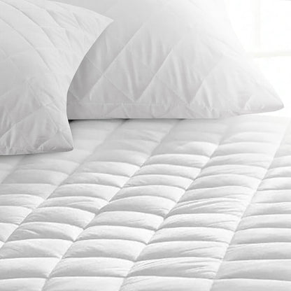 Double Mattress Protector 30 Cm Extra Deep anti Allergy Microfiber Fitted Mattress Cover Double Bed (135 X 190 Cm)