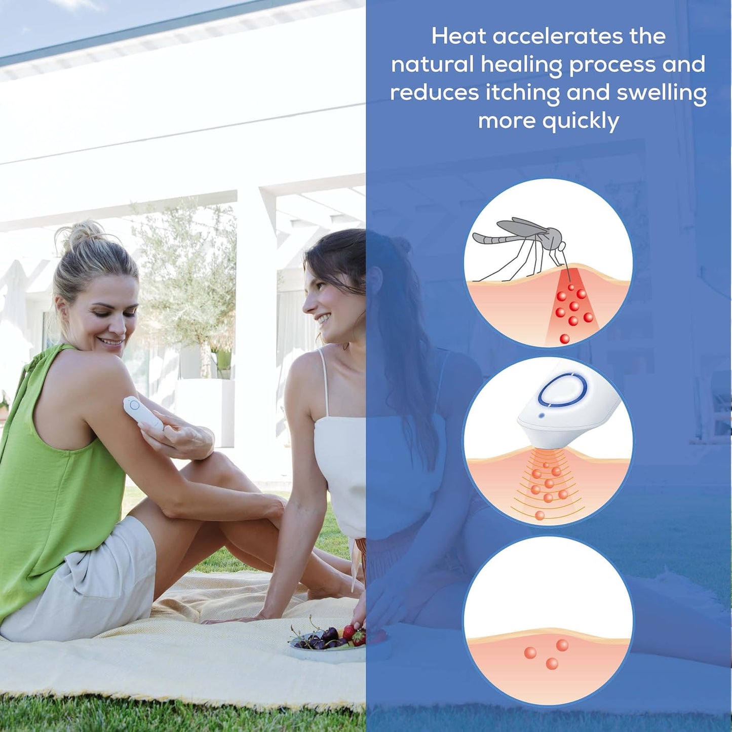 BR60 Insect Bite Healer Pen for the Treatment of Insect Bites and Stings, Provides Natural Relief from Itching and Swelling without Medication, Certified Medical Device
