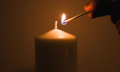 Candles - Altar Candle - 100Mm X 80Mm - Unscented - up to 50 Hour Burn Time - Smokeless & Dripless