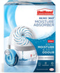 AERO 360º Moisture Absorber, 1 Device Incl. 1 Refill Tab 450G, Ultra-Absorbent Dehumidifier, Helps to Prevent Condensation, Mould & Musty Smells, Recyclable, Refillable Condensation Absorber