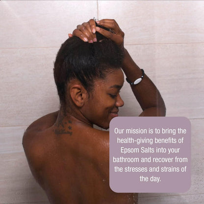 Drsalts+ Create Calm Shower Gel - Soothing Epsom Salts to Relax Body & Mind with Lavender, Chamomile & Lemongrass Essential Oils - Vegan & Cruelty-Free, 200Ml