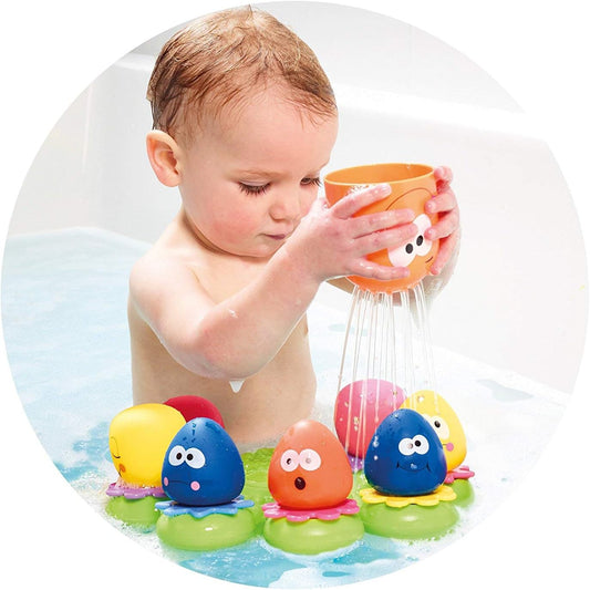 TOMY  Octopals Number Sorting Baby Bath Toy Educational Water Toys for Toddlers Suitable for 1, 2 and 3 Years Old Boys and Girls