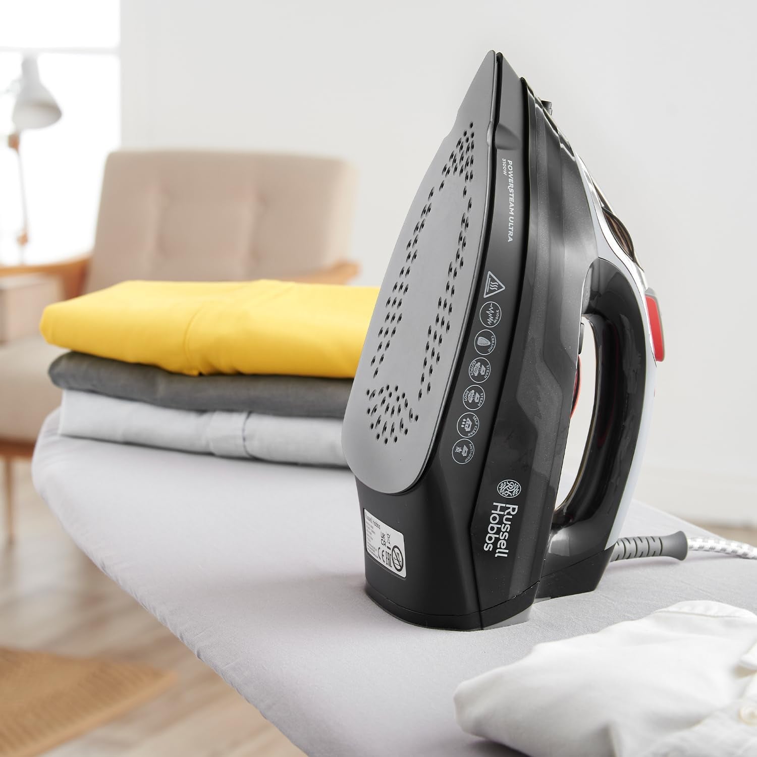Steam Iron [3100W, 210 G/Min Extra Steam Boost, 70 G/Min Steam] Power Steam (350Ml, Ceramic Soleplate, Self-Cleaning & Spray Water Function, Anti-Limescale, Drip Stop) 20630